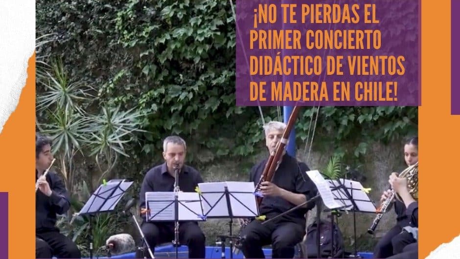 Fotografía de la noticia «¡Primera vez en Chile! Vive la Magia del Concierto Didáctico del Quinteto de Vientos de Madera.» del Colegio El Carmen Teresiano La Reina.