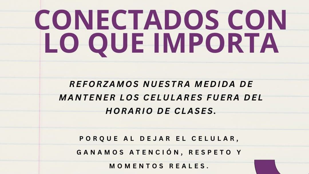 Fotografía de la noticia «Reforzamos nuestra medida: Menos pantallas, más conexión real» del Colegio El Carmen Teresiano La Reina.